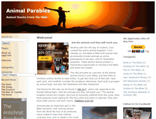 Tablet Screenshot of animalparables.com